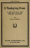 [Gutenberg 53236] • A Thanksgiving Dream: A One Act Play for Primary Children